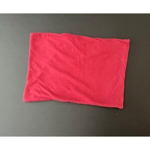 Windsor Red Tube Top Strapless Minimalist Jersey Stretch Crop Top Small (1201)
